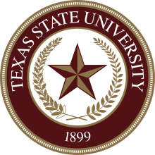 Tx State university seal